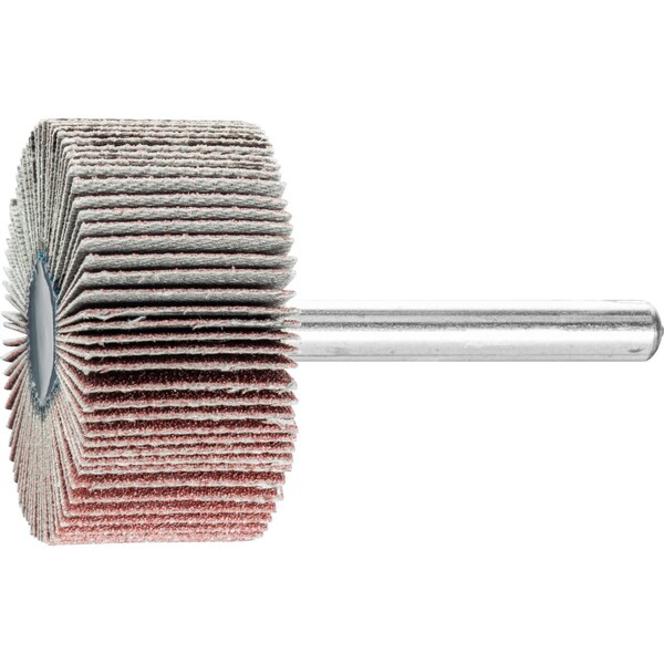 Pferd 1-1/2" x 1" Mounted Flap Wheel - 1/4" Shank - Aluminum Oxide - 120 Grit - 45234