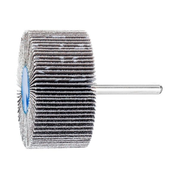 Pferd 2" x 1" Mounted Flap Wheel - 1/4" Shank - 80 Grit SiC - 45492