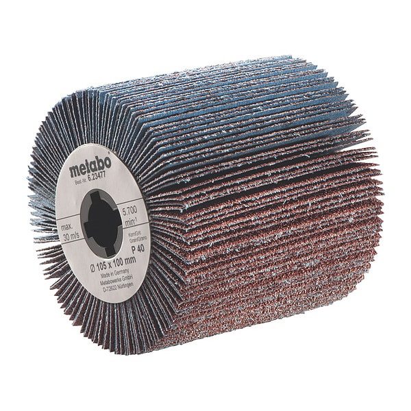 Metabo Interleaved Flap Wheel, 4-1/8 In, 80Grit - 623479000