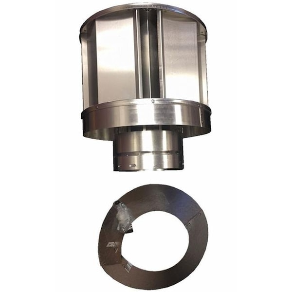 Majestic Pet Majestic DVP-TVHW High Wind Vertical Termination Cap - DVP-TVHW