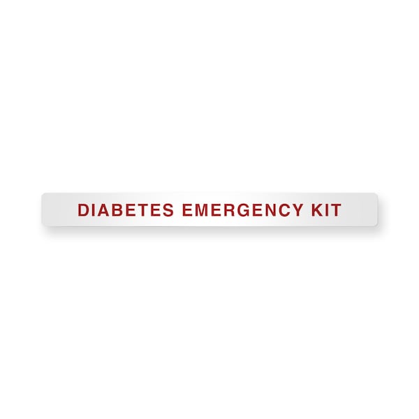 Aek Magnetic Cabinet Label Diabetes Emergency Kit - EN9466