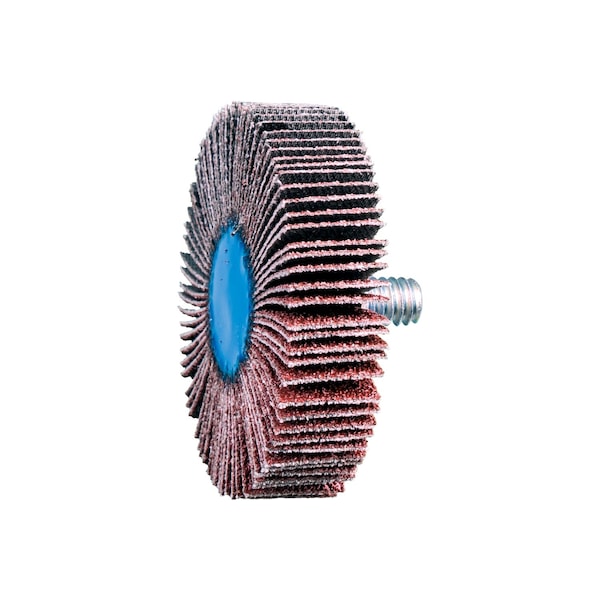 Pferd 2" x 1/2" Quick Change Flap Wheel - 1/4-20 Thread - Aluminum Oxide - 60 Grit - 45350