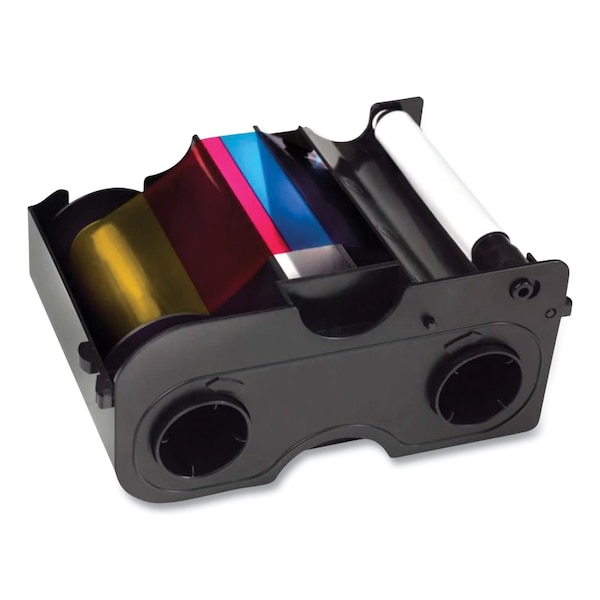 Fargo Multi Color Thermal Resin Printer Ribbon, Black/Cyan/Magenta/Yellow - 45010