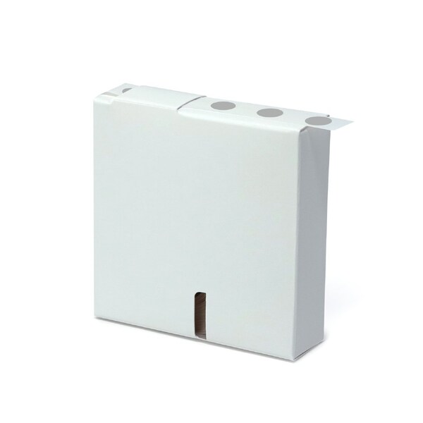 Globe Scientific Label Rolls, Cryo, 13mm Dots, for 1.5-2mL Tubes, Silver, 1000PK - LCR-13SL