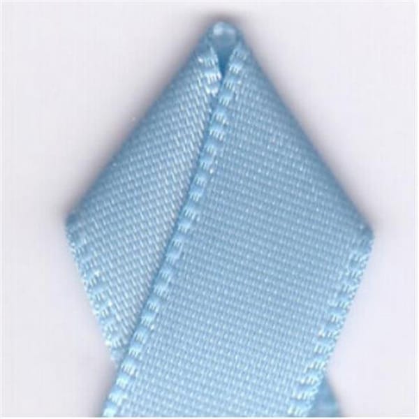 Papilion Papilion R074400060308100Y .25 in. Double-Face Satin Ribbon 100 Yards - Blue Topaz - R074400060308100Y
