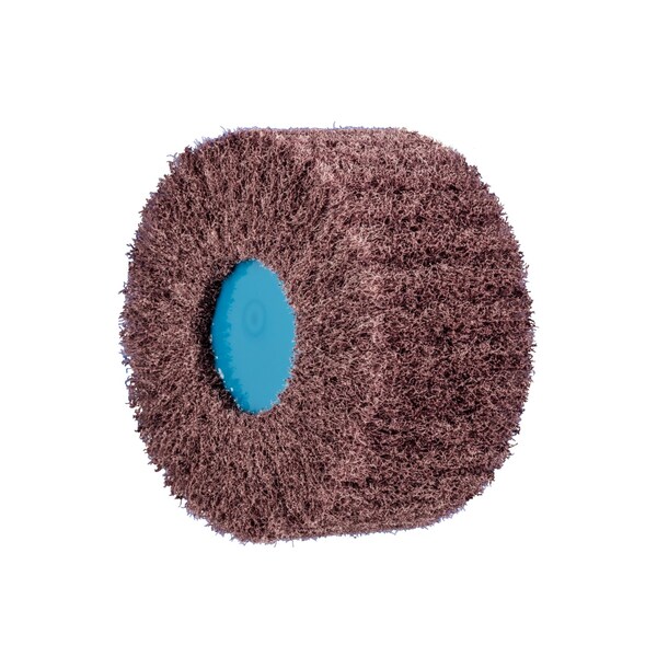Pferd 4" x 2" POLINOX Non-Woven Finishing Drum - 5/8-11 Thread, PNL Type -A/O 100 Grit - 43188