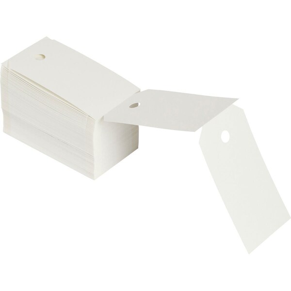 Brady Blank Tags Polyester 5.75 in H x 3 in W White 250/BX, 250PK - THT-288-851-WT