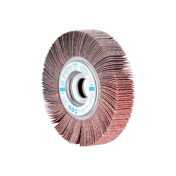 Pferd 6" x 1" Unmounted Flap Wheel - 1" A.H. - Aluminum Oxide - 40 Grit - 45600