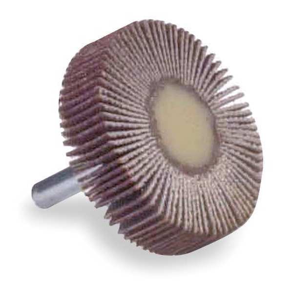 Norton Abrasives Flap Wheel, AO, 1x1x1/4 In Shank, 60G - 63642502580