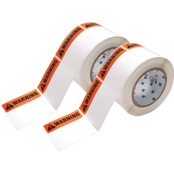 Brady Arc Flash Label, 500 Labels, Poly., PK2 - THTEL-184-483-1-WA