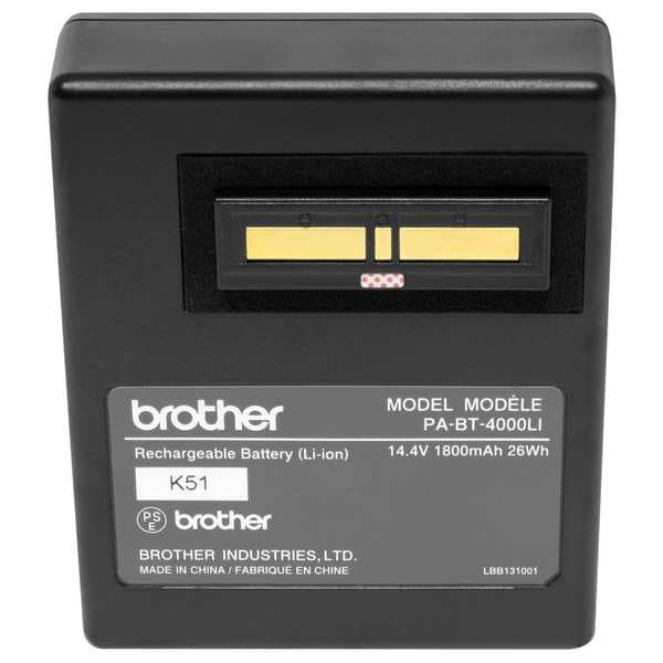 Brother Li-ion Rechargeable Battery Pack, 14.4V - PA-BT-4000LI