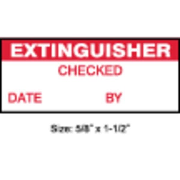 Stranco Inspection Label, ENG, Maintenance, PK350, TC-10905 - TC-10905