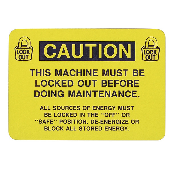Brady Sign, 3inHx5inW, Vinyl - LOSV2