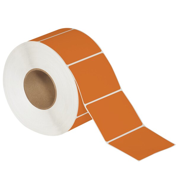 Tape Logic 4 x 3in Orange Thermal Transfer Labels - THL138RG