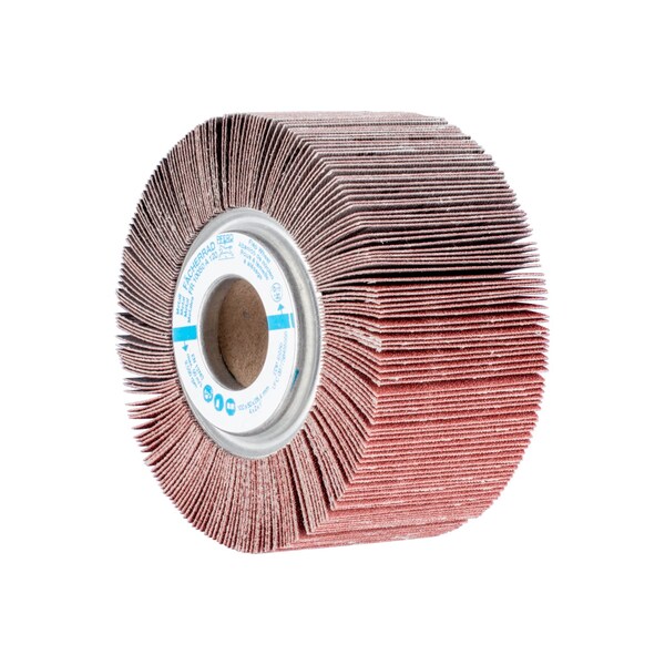 Pferd 4" x 2" Unmounted Flap Wheel - 1" A.H. - Aluminum Oxide - 120 Grit - 45555