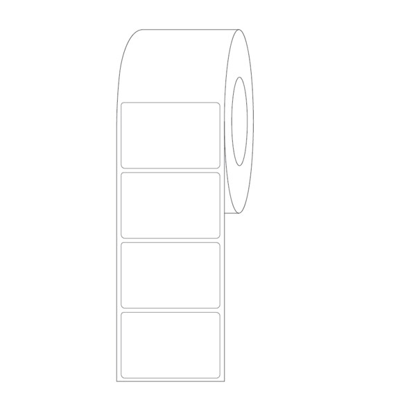 Nevs Hippa Compliant Labels, Cover Up w/Dark Gray Adhesive 2" x 3" - HC-23