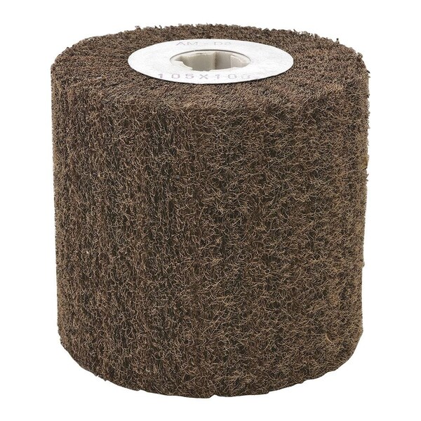 Cgw Abrasives Coated Flap Wheel Drum With Keyhole, 4 in Dia, 4 in W Face, 60 Grit, Medium Grade, Aluminum Oxide Ab - 72111