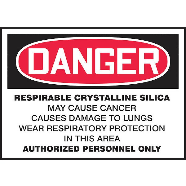 Accuform Danger Label, 3-1/2" H x 5" W - LCAW119XVE