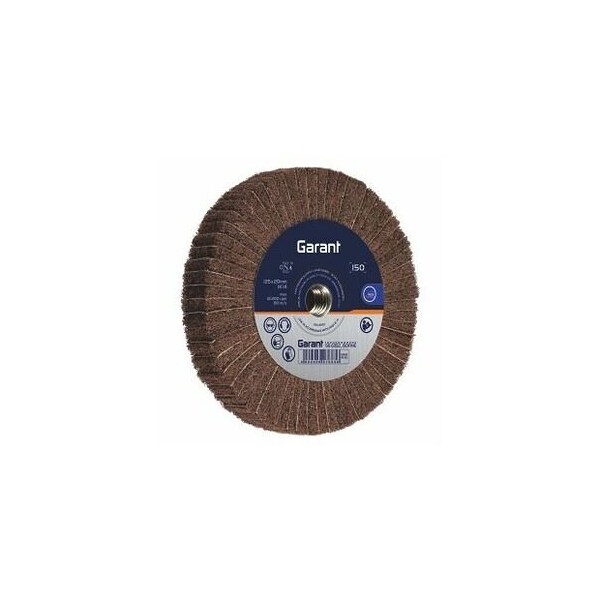 Garant Fleece Flap Wheel, M14 Thread, Dia: 125 mm, Grit:150 - 566352 150FINE