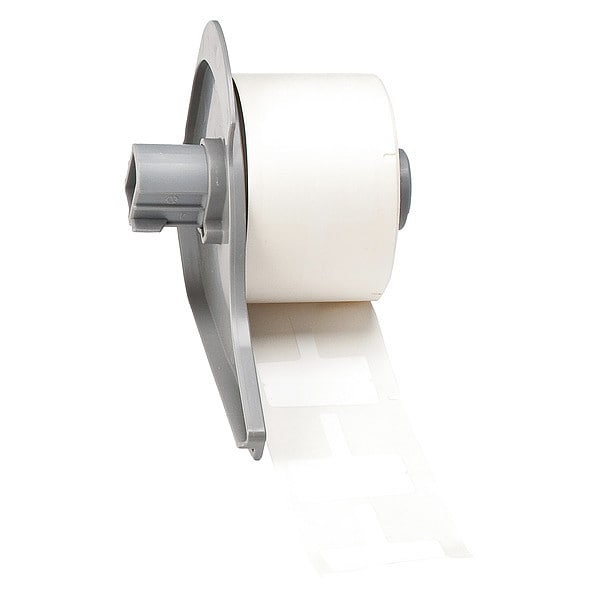 Brady Label, 1 3/16 in W, 25/32 in H, White - M7-1-425-FT