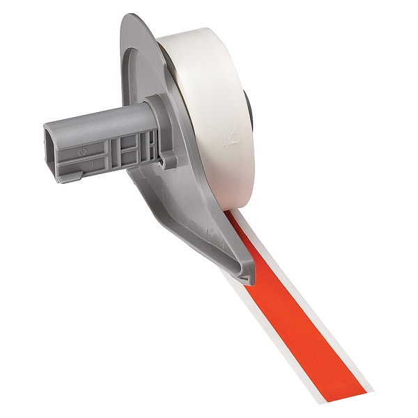Brady Label, 1/2 in W, Outdoor, Orange - M7C-500-595-OR