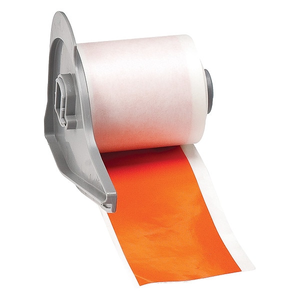 Brady Label, 2 in W, Outdoor, Orange - M7C-2000-595-OR