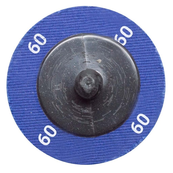 Continental Abrasives 2" 60 Grit Green Zirconia with Grinding Aid  Cloth Reinforced Quick Change Style Disc - Q-ZG2060