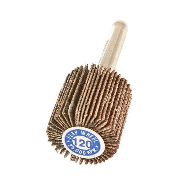Forney Flap Wheel, Shank Mounted, 1 in x 1 in - 71696