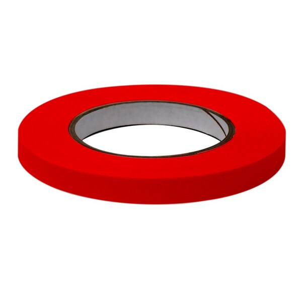 Globe Scientific Labeling Tape, 1/2" x 60yd per Roll, 6 Rolls/Case, Rose, 6PK - LT-05X60RS