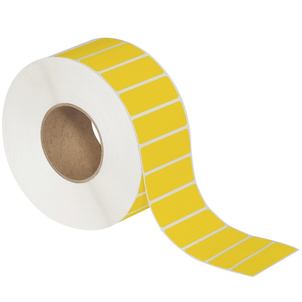 Tape Logic 3 x 1in Yellow Thermal Transfer Labels - THL133YW