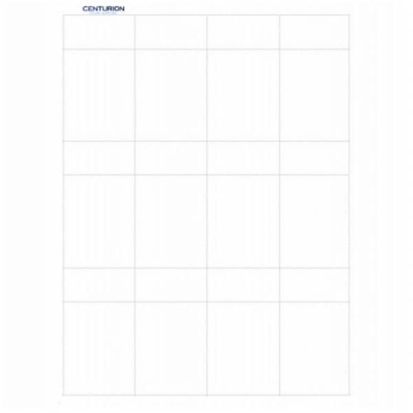 Centurion Medical Products Centurion  12 Up Blank Labels, 10PK - 269291