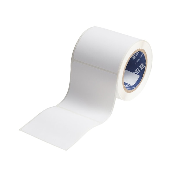 Brady Paper Label for J4000 Printer 4inx 4in - J40-77-2550