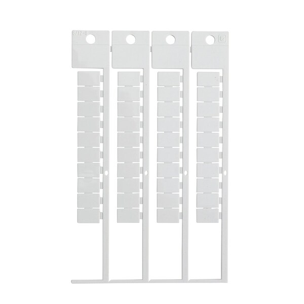 Brady Terminal Block Tag Polycarbonate 12.00 mm H x 8.00 mm W Box of 1000 Pieces, 1000PK - SA4470