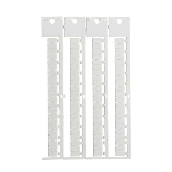 Brady Terminal Block Tag Polycarbonate 9.00 mm H x 5.00 mm W Box of 1408 Pieces, 1408PK - SA4811