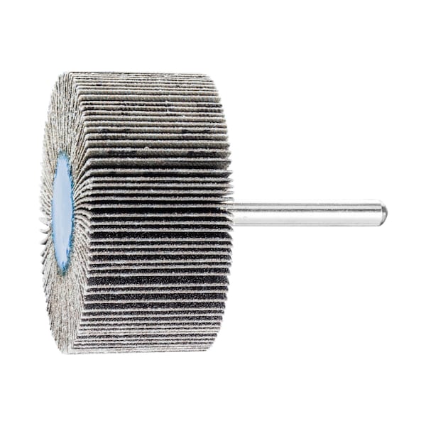 Pferd 2" x 1" Mounted Flap Wheel - 1/4" Shank - 120 Grit SiC - 45493