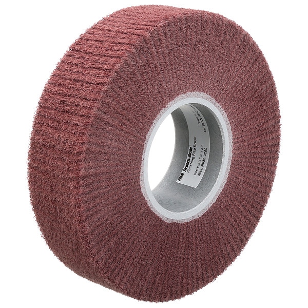 Scotch-Brite Flap Brush, 6" dia., 3400 RPM - 7000120878