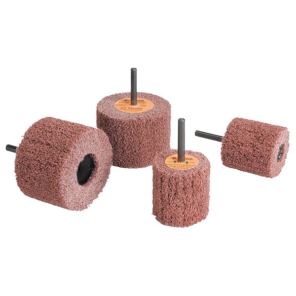 Standard Abrasives Flap Brush, 80 Grit, 1/4" Shank, 3" dia. - 875501