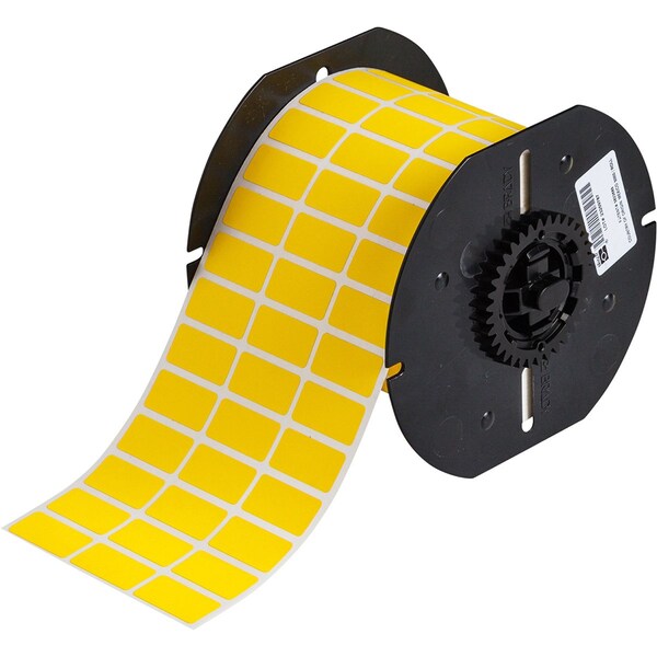 Brady B33 Series Weather Resistant Outdoor Polyester Labels 0.5in H x 1in W YL 7500/RL - B33-5-8591-YL