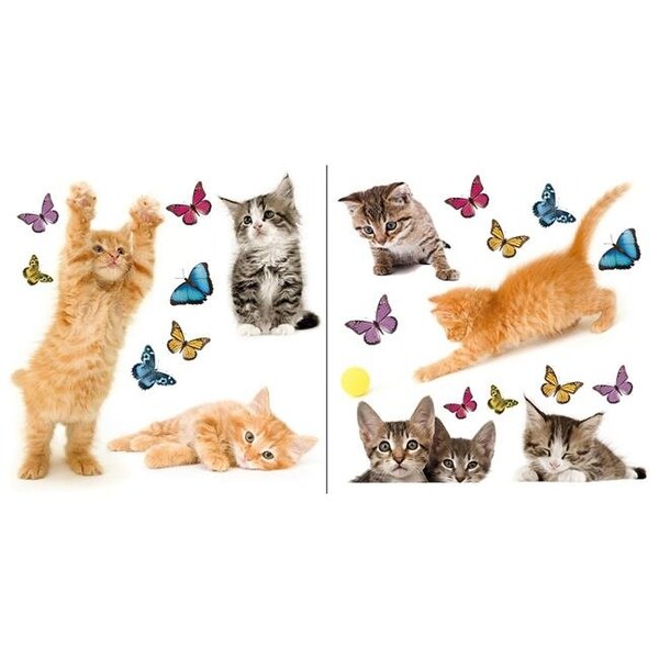 Crearreda Crearreda CR-64001 Cats Window Stickers - CR-64001
