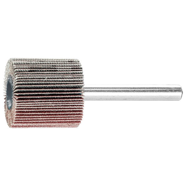 Pferd 1" x 1" Mounted Flap Wheel - 1/4" Shank - Aluminum Oxide - 320 Grit - 45189