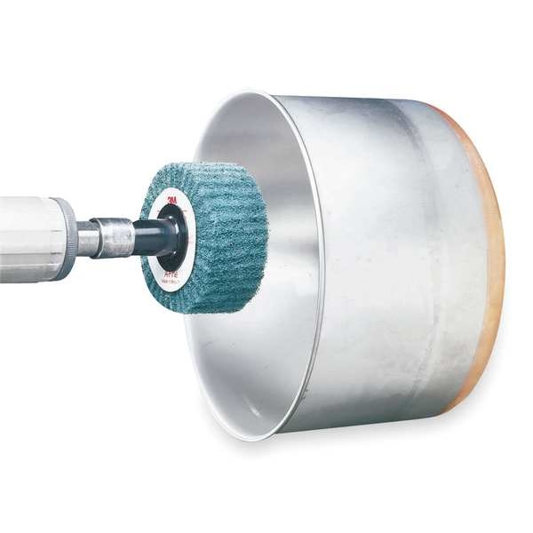 Scotch-Brite Flap Wheel, NonWoven, SC, 3x1.75x1/4 Shk, FN - FN510079364