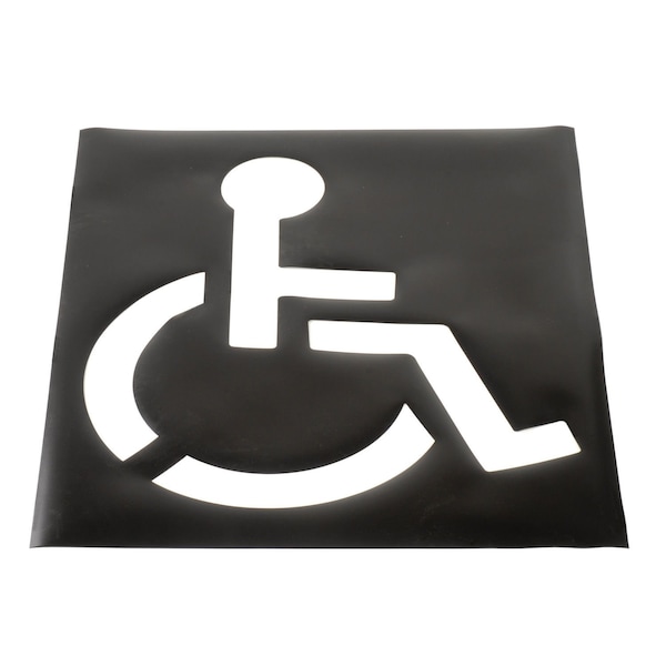 Global Industrial Parking Lot Stencil, Handicapped Symbol - 505199