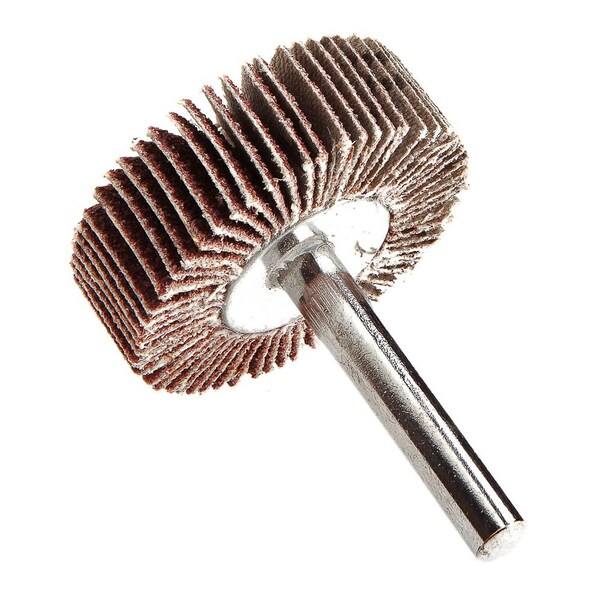 Forney Flap Wheel, Shank Mounted, 1-1/2 in x 1/2 in - 60187