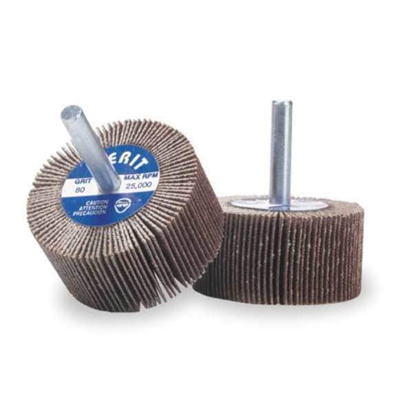 Merit Flap Wheel, AO, 5/8x3/4x1/8 In Shank, 120G - 08834137482