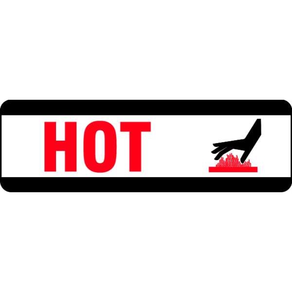 Harris Industries Label, 7/8 In. H, 2-7/8 In. W, PK500, LB132305 - LB132305