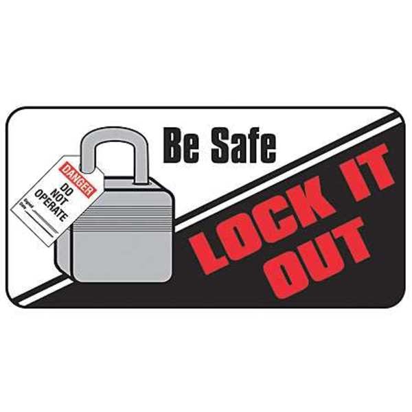 Brady Reminder Label, 2 In. H, 4 In. W, PK25, 17741LS - 17741LS