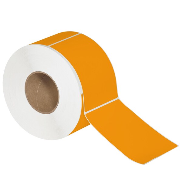 Tape Logic 4 x 6in Fluorescent Orange Thermal Transfer Labels, 4PK - THL147RG