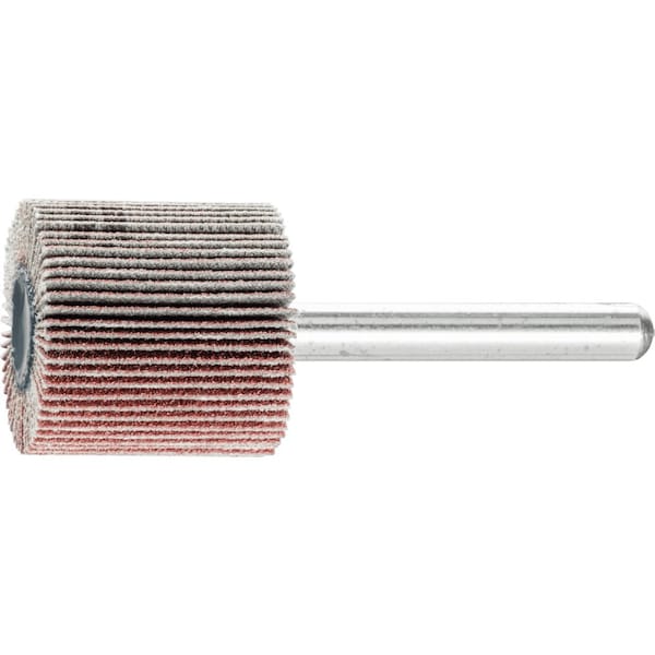 Pferd 1'' x 1'' Quick Change Flap Wheel - 1/4-20 Thread - Aluminum Oxide - 40 Grit - 45316