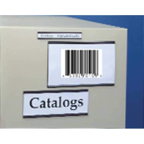 Aigner Index Label Holder, Mag, 1x6, Bk/Br, PK25 - MC106