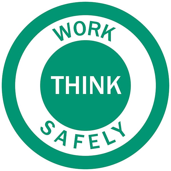 Brady Hard Hat Emblem Label, English, PK4, 45331 - 45331